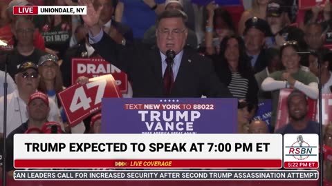 FULL SPEECH: Edward Romaine at Trump Rally in Uniondale, NY - 9/18/24