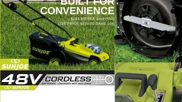 Greenworks 48V 21 inch Cordless Lawn Mower Self Propelled with (2)x5Ah Battery