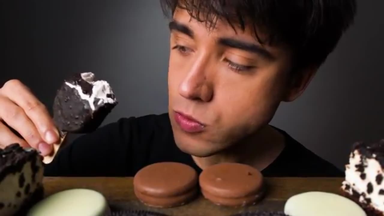 ASMR OREO ICE CREAM SANDWICH, OREO COOKIES AND CREAM ICE CREAM, OREO CHEESECAKE & CHOCOLATE COOKIES