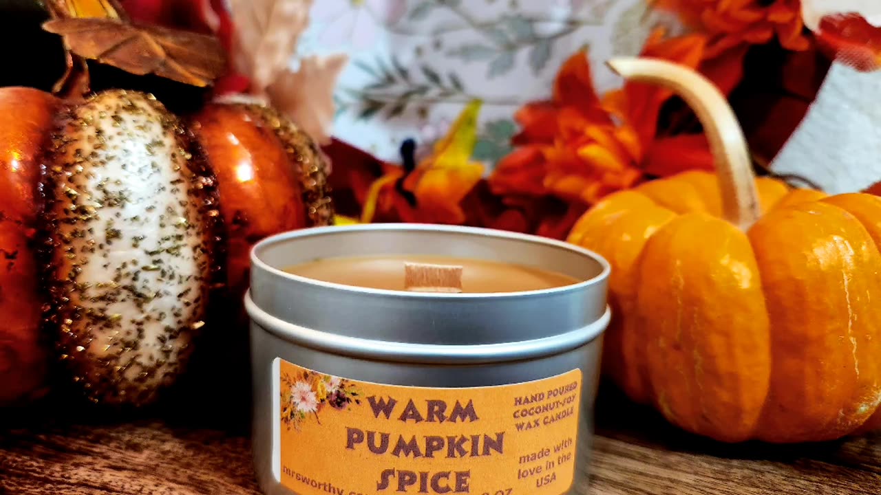 Fall candles for SALE! WORTHY CANDLES