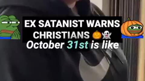 FORMER DEVIL WORSHIPPER WARNS CHRISTIANS ABOUT HALLOWEEN