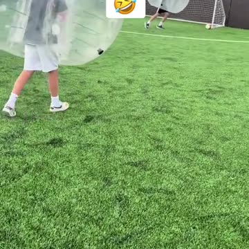 Playing Soccer in Inflatable Balloons: Hilarious Compilation
