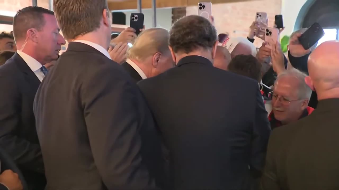 Trump makes surprise visit to Dearborn, Michigan
