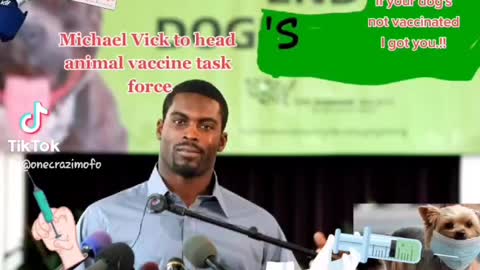 MICHAEL VICK TO HEAD DOG VACCINE TASK FORCE