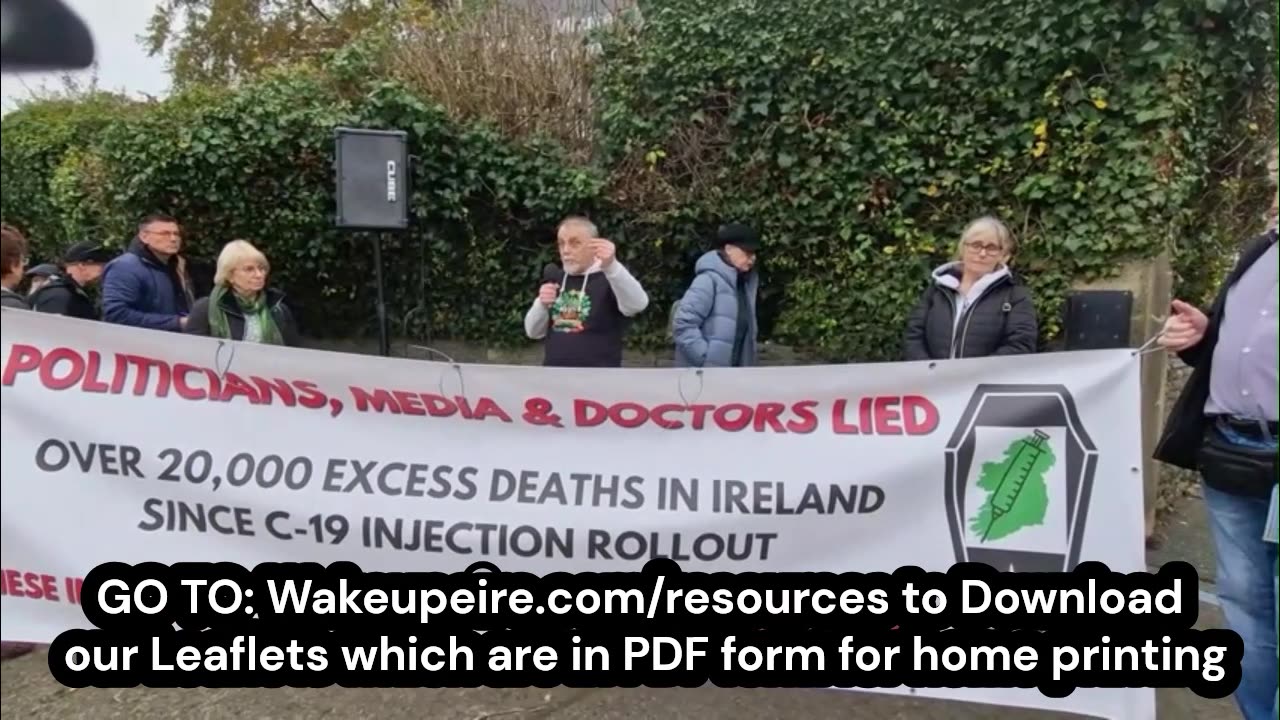 C-19 Injection Excess Deaths Campaign: Drogheda: Barry gives Campaign update