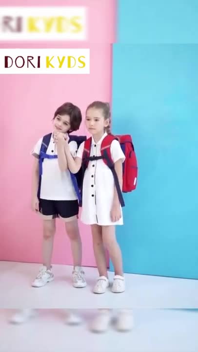 DORIKYDS New Lock Design Multi Pockets High Quality School Bag