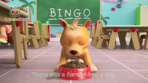 Bingo_s First Day at School_ 🐶 Baby JJ_s BINGO Spelling Song _ CoComelon Nursery Rhymes _ Kids Songs