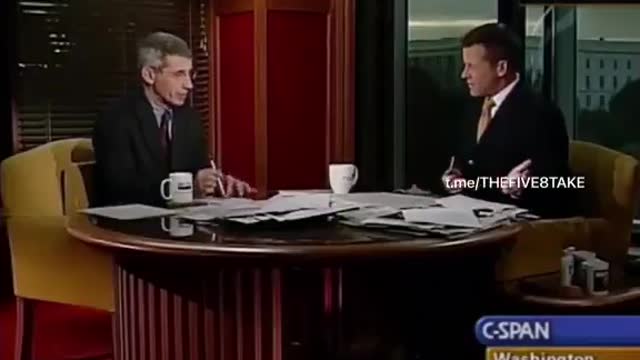 Fauci says if you have the flu, you don't need a vaccine!