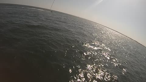 PARASAILING AT BELMAR, NJ - GoPro Hero View - New Jersey Shore Ocean Beach Parasail Fun