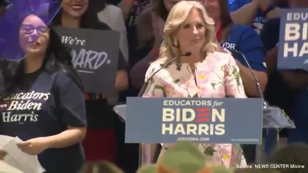 LOL: Teachers Stand Up And Storm Out Of Jill Biden’s Speech