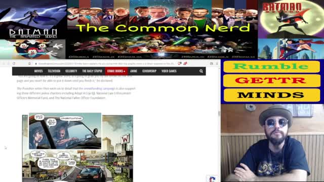 New Comic Commits Sin!!! Defends Cops Thin Blue Line