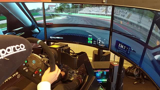 Charles Leclerc F1 Real Simulator