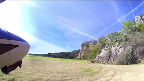 Texas backcountry runway building