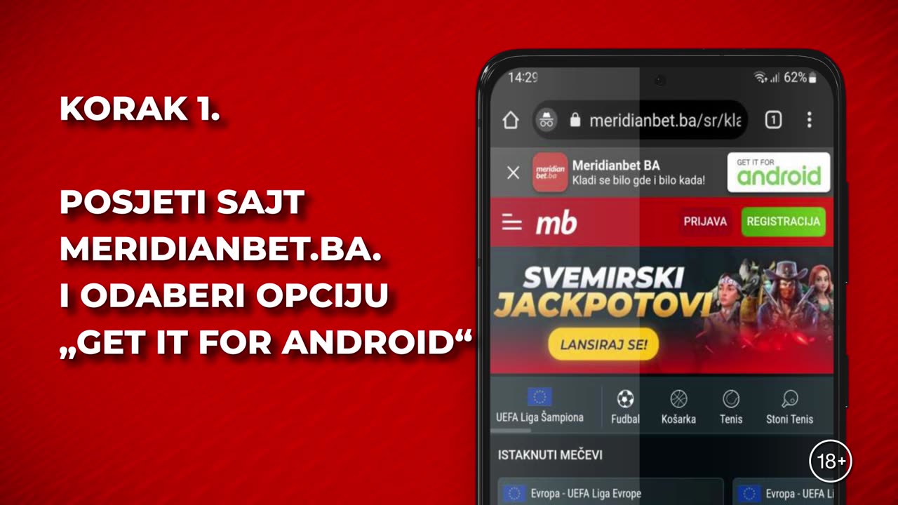 MERIDIANBET APLIKACIJA