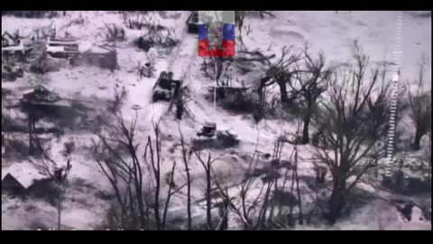 Massive Russian Armored Assault Group Erupts into a Panic