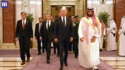 Biden in Arabia, meets what he described as a murderer