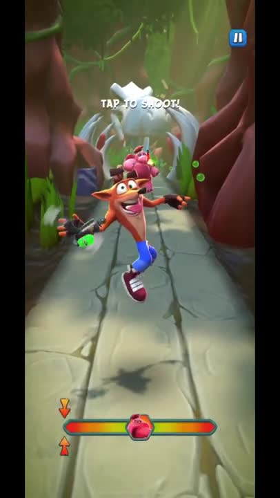 Inferno Pink Elephant Boss Fight Gameplay - Crash Bandicoot: On The Run!