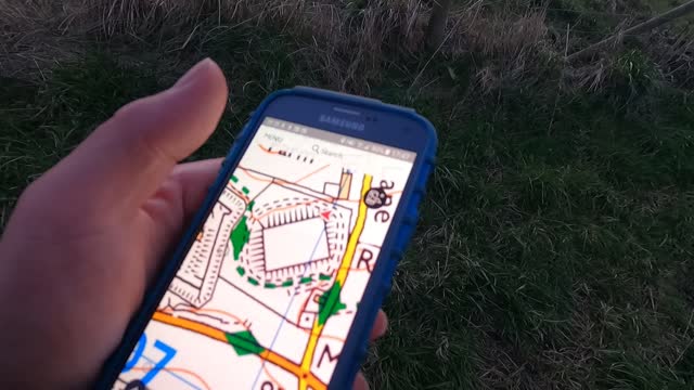 Where I am on the map .using the OS maps app. Near fort Nelson.