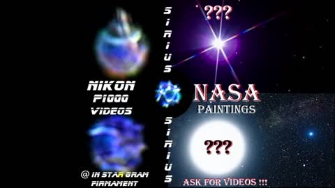 NASA PAINTINGS OF STARS VS REAL VIDEOS - PLANE EARTH ITS FLAT - Nikon P1000