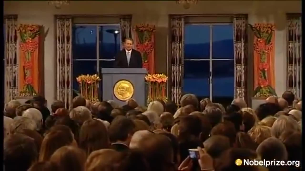 Listen to Al Gore predict an ice-free Arctic by 2014 at his December 10, 2007 Nobel prize speech