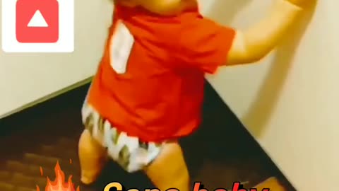 Little baby dancing