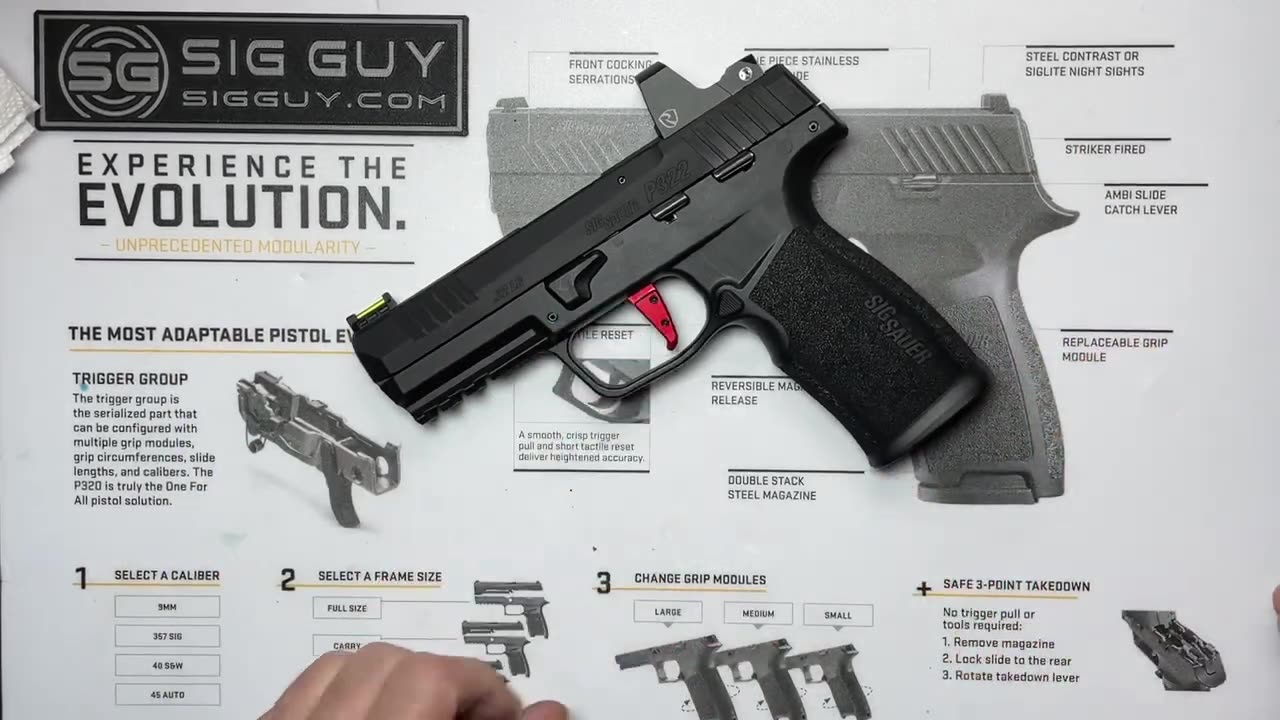 Armory Craft SIG Sauer P322 Dual Adjustable Trigger Installation Video