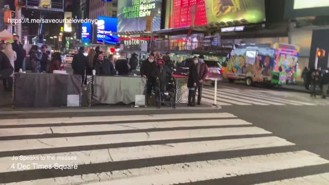 NEW YORKERS Break the matrix 4th Dec TIMES SQ NYZ