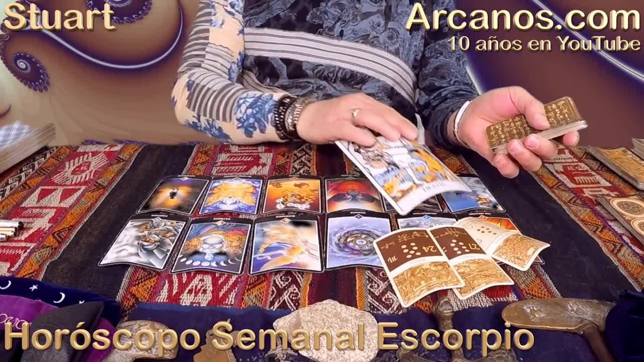 ESCORPIO ENERO 2018-03-14 al 20 Ene 2018-Amor Solteros Parejas Dinero Trabajo-ARCANOS.COM