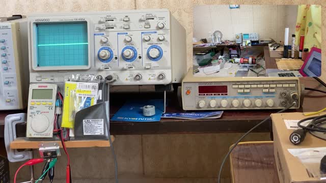 【非公開】2021.3.21 空芯変圧器の動作テスト