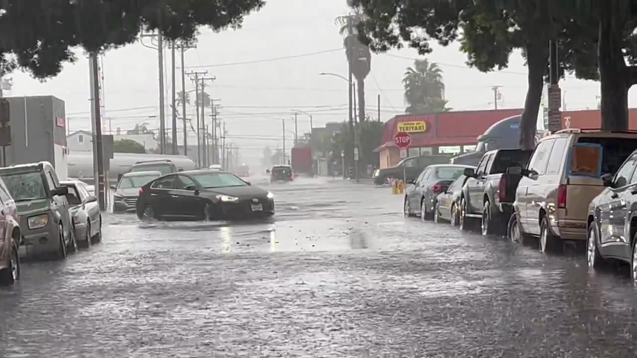 CA - flooding in Long Beach