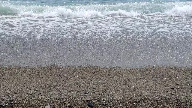 a quiet beach in Korea