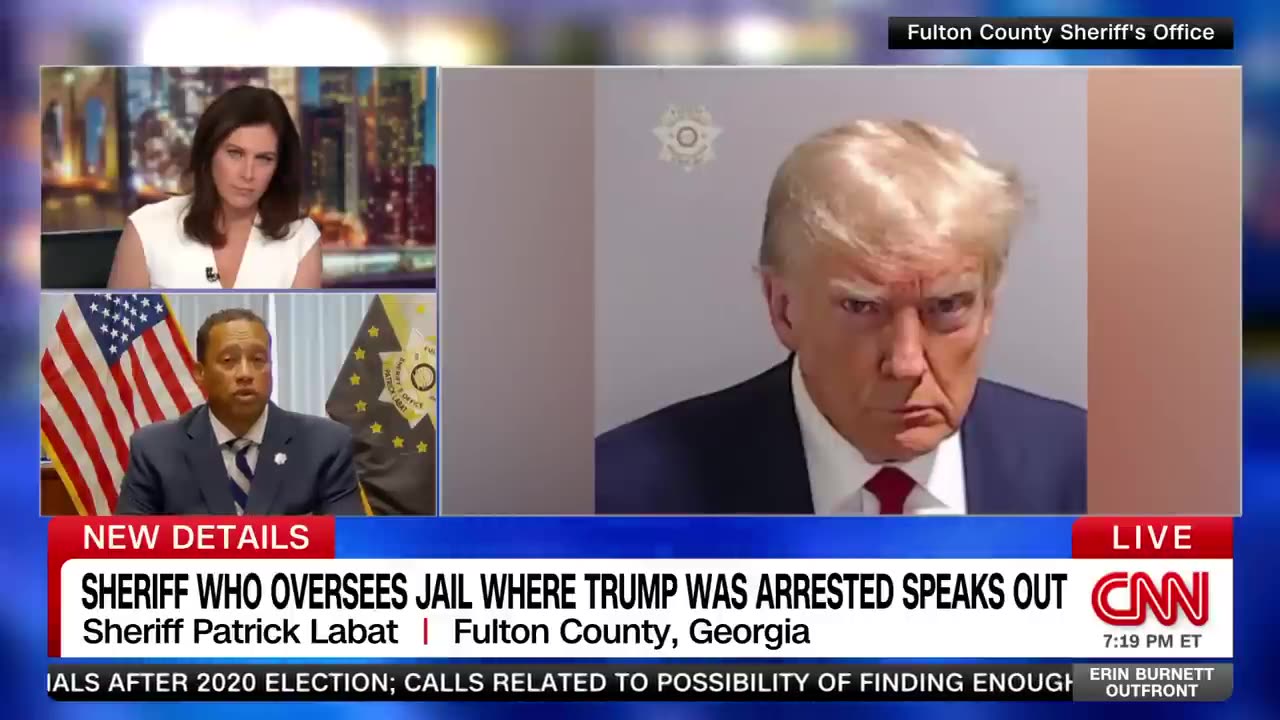 Sheriff describes trump's demeanor while getting mug shot