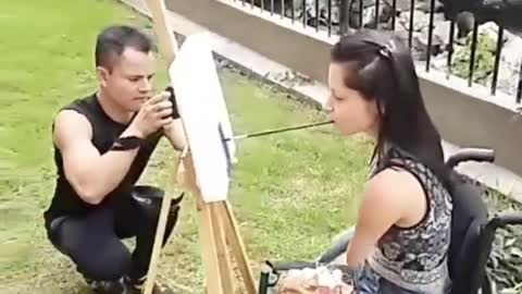 wheelchair woman