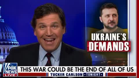 “Up Yours Buddy!”: Tucker Tells Zelensky