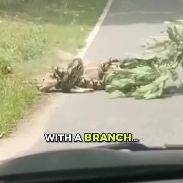 Man Saves Deer From MASSIVE Snake 🥲❤️