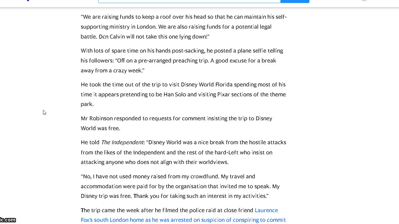 Media launch racist attack on Calvin Robinson