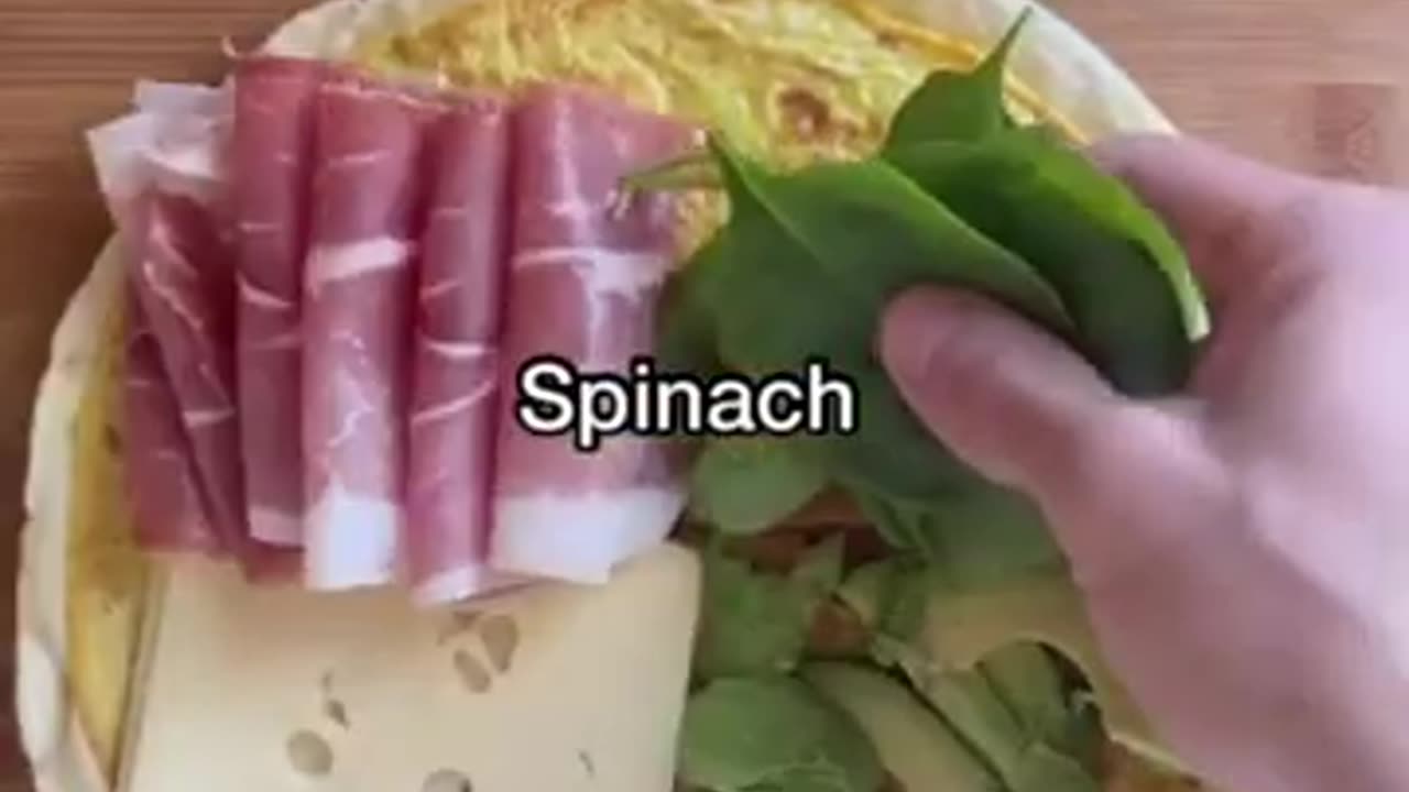 Piadina omlete egg wrap Flatbread tortillas