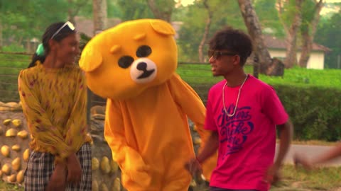 Teddy bear funny video
