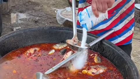 Cooking fish 🐠 for big dinner family