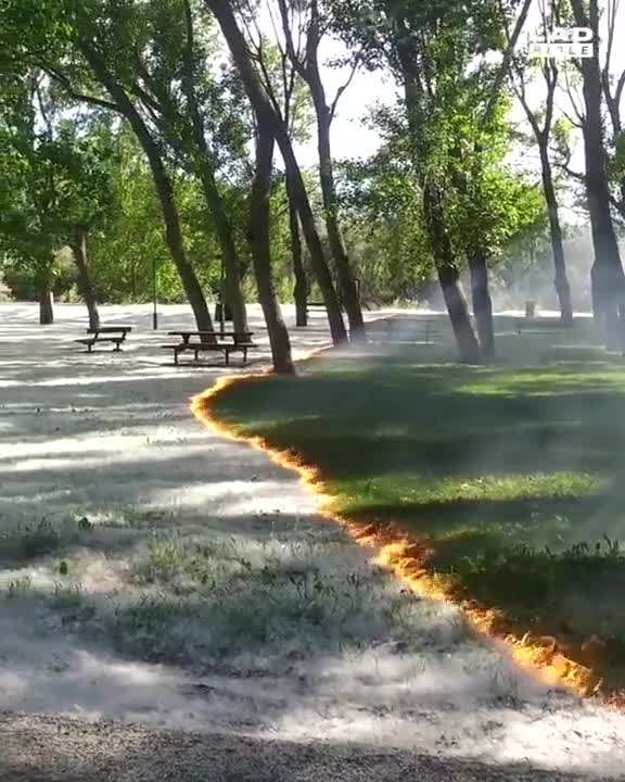 The fire that burns and burns everything in its path