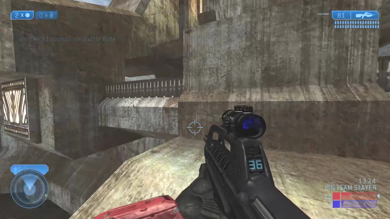 Halo 2 Classic Big Team - Big Team Slayer on Containment Multiplayer Gameplay