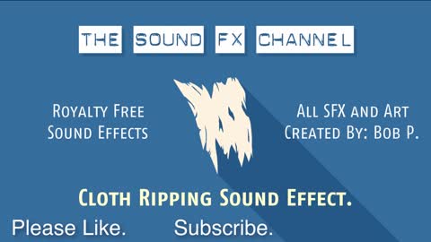 free cloth ripping sound effect no copyright