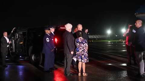 President Joe Biden visits Andersen Air Force Base, Guam