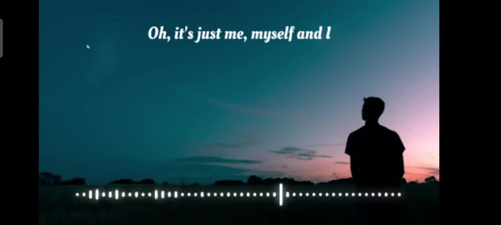 I feel alone right now :(
