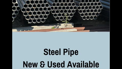 Delivering New & Used Pipe!