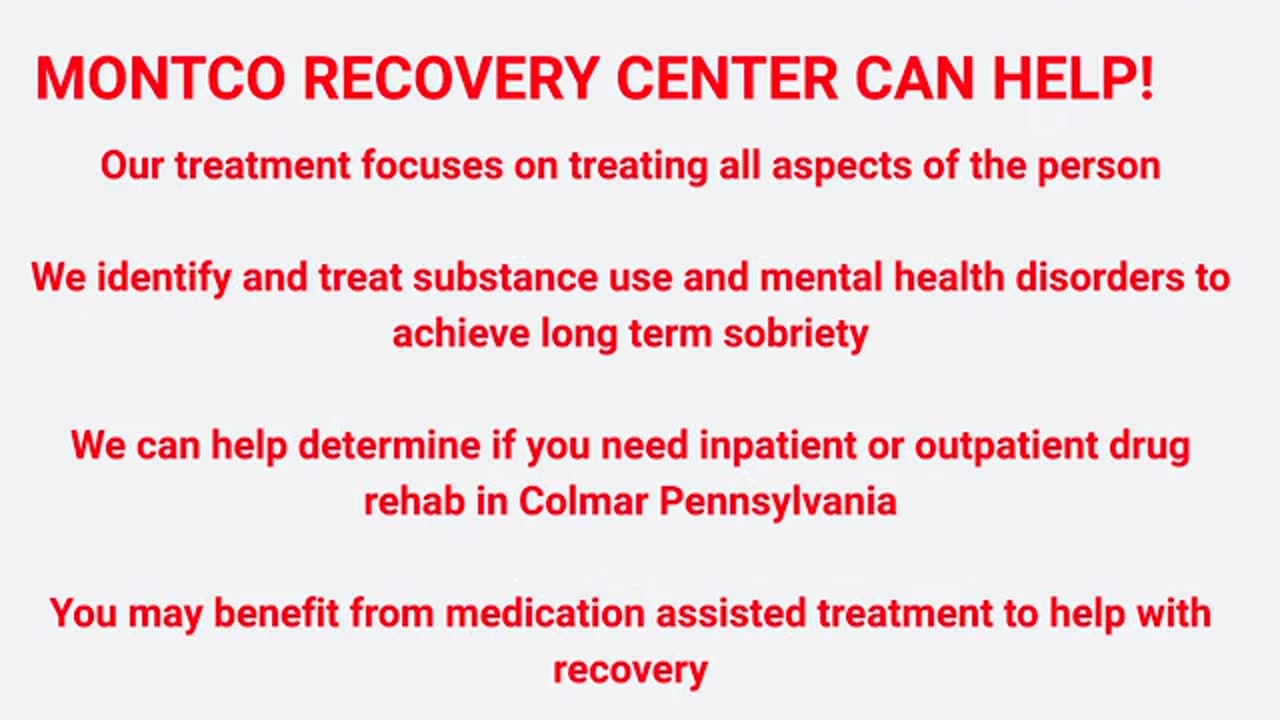 Montco Recovery Center - Leading Rehab Center in Colmar, PA