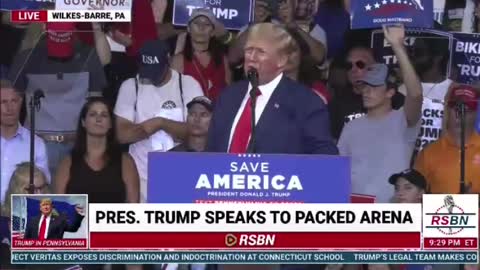 President Trumps PA Speech 9-3-22 Closing