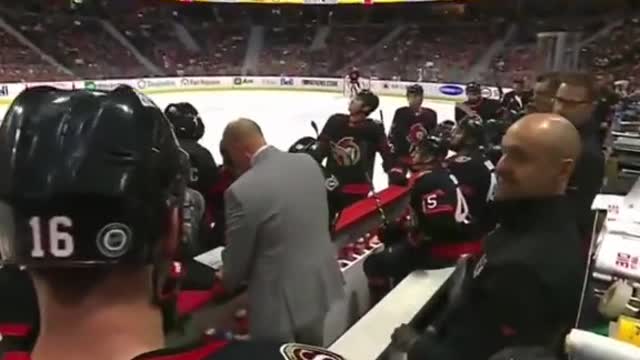 Anything to keep the #secrets safe 😂 #senators #hockey #funny #NHL
