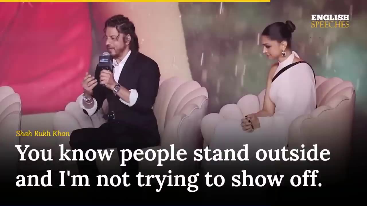 ENGLISH SPEECH | SRK AND DEEPIKA: Jawan Press Meet (English Subtitles)