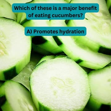 "Cucumber Facts 🥒❓"